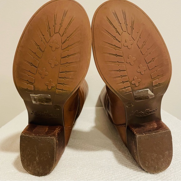 SOLD-Lucky Brand Rollie Boots Leather Equestrian Brown Riding Tall Boots Size 10 - Picture 7 of 16